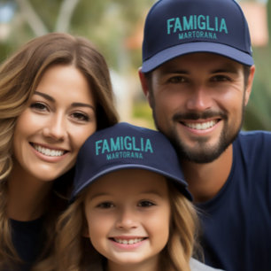 Famiglia (Family) personalised embroidered cap
