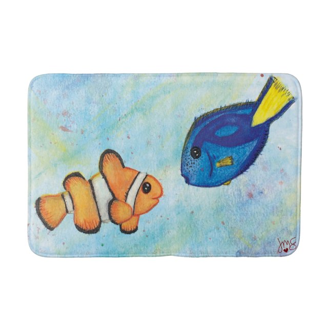 Familiar Faces Bath Mat (Front)
