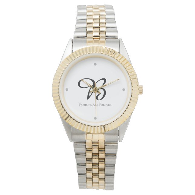 Families Are Forever Custom Women's Bracelet Watch (Front)