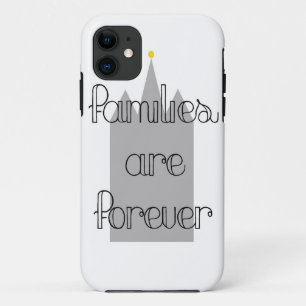 families are forever mormon lds temple iPhone 11 case