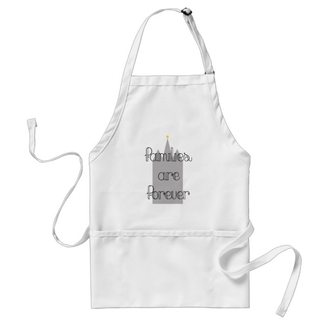 families are forever mormon lds temple standard apron (Front)