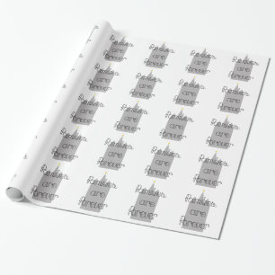 families are forever mormon lds temple wrapping paper