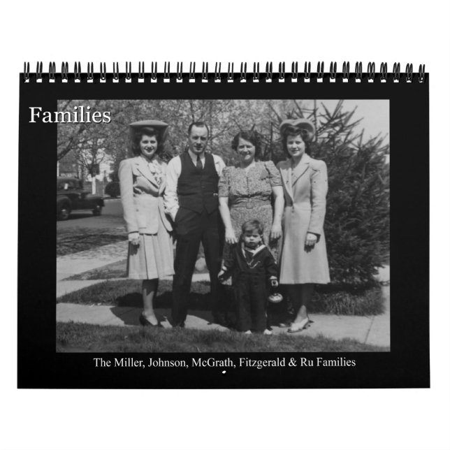 Families Calendar (Cover)