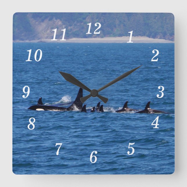 Families Stick Together Wall Clock (Front)