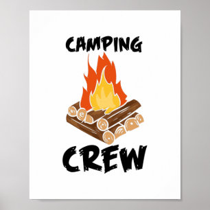 Familiy Camping - Camping Crew Poster