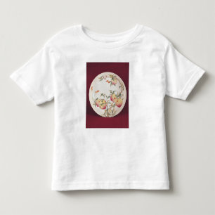 Famille rose plate decorated toddler T-Shirt