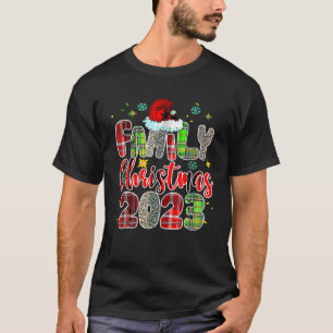 Family 2023 Christmas Matching Outfits Team Santa T-Shirt