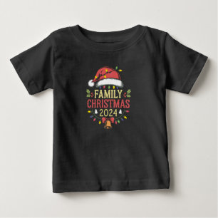 Family 2024 Christmas Matching Outfits Team Santa  Baby T-Shirt