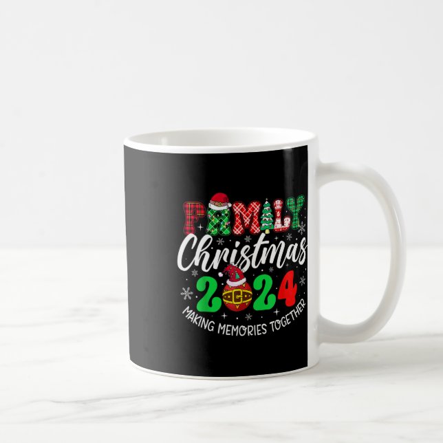 Family 2024 Christmas Matching Squad Pyjamas Santa Coffee Mug (Right)