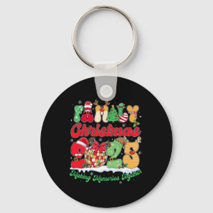 Family 2025 Christmas Team Santa Elf Squad Matchin Key Ring