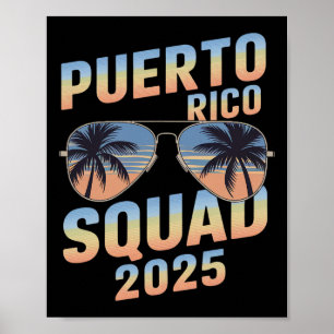 Family 2025 Matching Puerto Rico Family Trip Vacat Poster