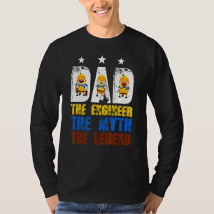 Family 365 Engineer Dad Father's Day Engineering T-Shirt