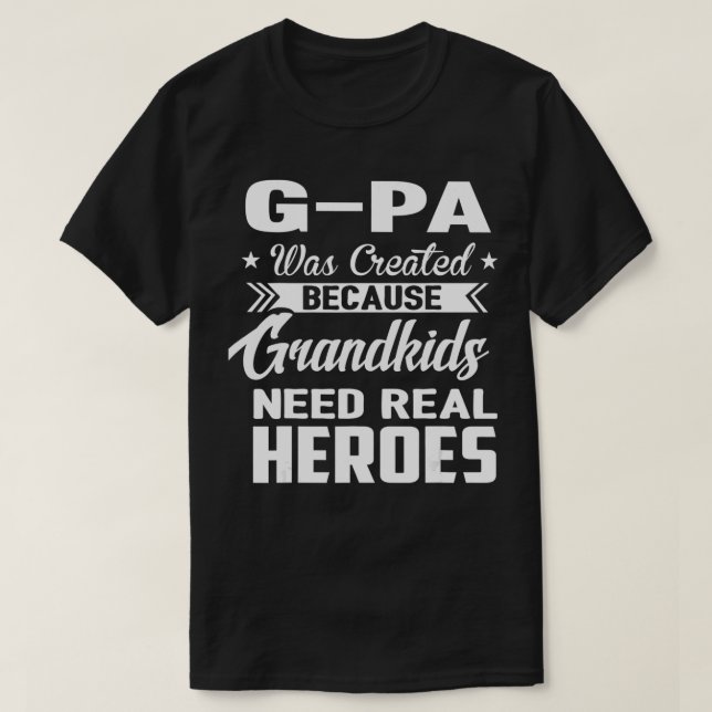 FAMILY 365 GPa Funny Grandpa Grandfather Gift Men  T-Shirt (Design Front)