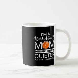 FAMILY 365 I'm A Basketball Mum Fun Sayings Basket Coffee Mug