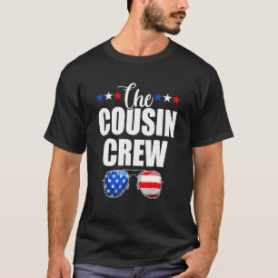 Family 4th Of July  Matching Cousin Crew American  T-Shirt