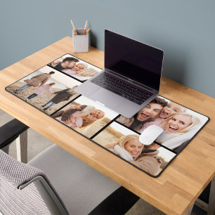Family 6 Photo Collage Desk Mat