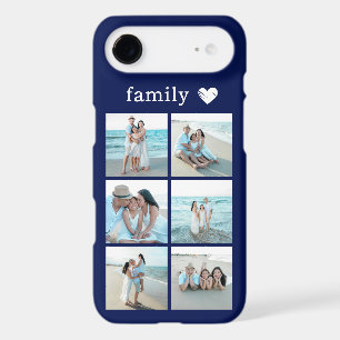 Family 6 Photo Navy Blue