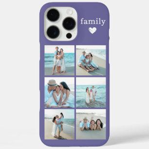 Family 6 Photo Purple iPhone 16 Pro Max Case