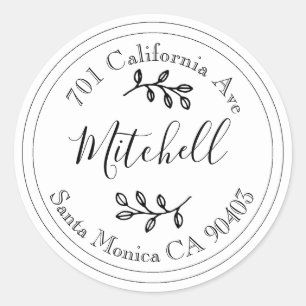 family address envelope seal