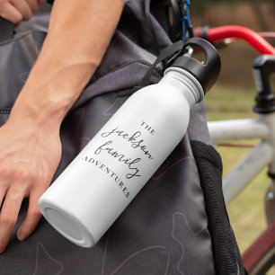 Family Adventures Original Modern Minimalist 710 Ml Water Bottle