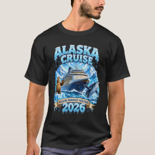 Family Alaska Cruise Making Memories Together 2026 T-Shirt