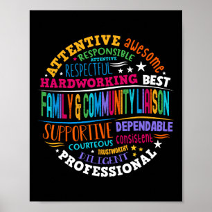 Family And Community Liaison Ck To School Squad Poster