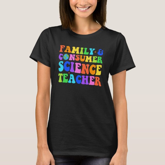   Family And Consumer Sciences Teacher Halloween S T-Shirt (Front)