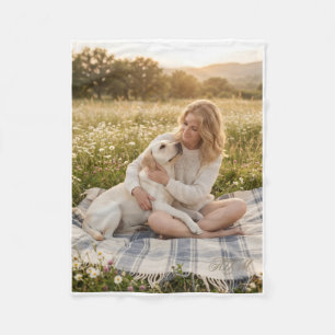 Family And Friendly Dog Picnic In Sunny Meadow Fle Fleece Blanket