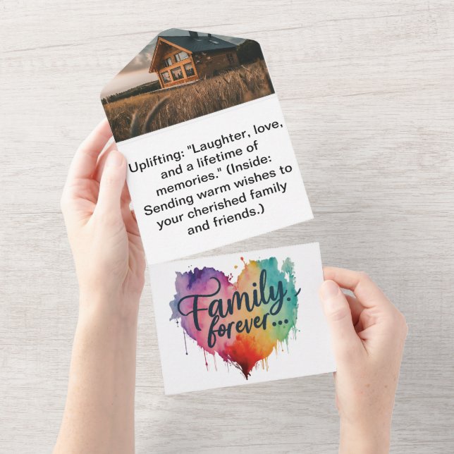 family and friends all in one invitation (Tearaway)