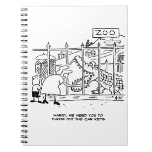 Family at the Zoo. Dad Swallowed by Alligator Notebook