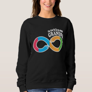 Family Autism Awareness Grandpa Rainbow Infinity S Sweatshirt