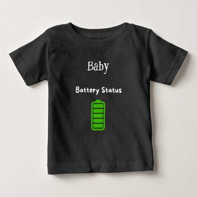 Family Battery Status - Full Battery/Bar T-Shirt (Front)