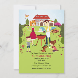 Family BBQ Invitation