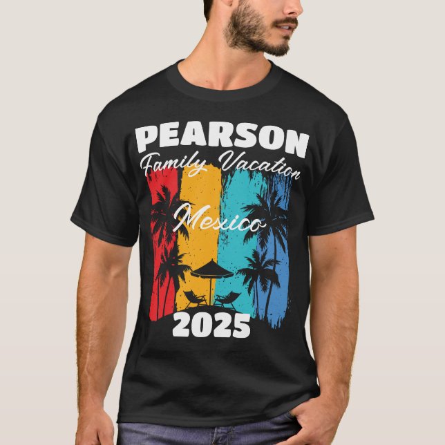 Family Beach Vacation 2025 T-Shirt (Front)