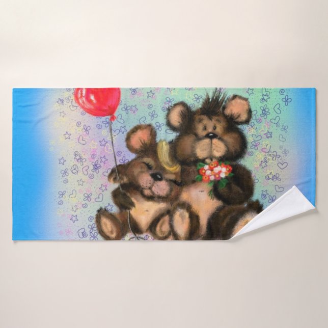 Family Bear Bath Towel (Bath Towel)