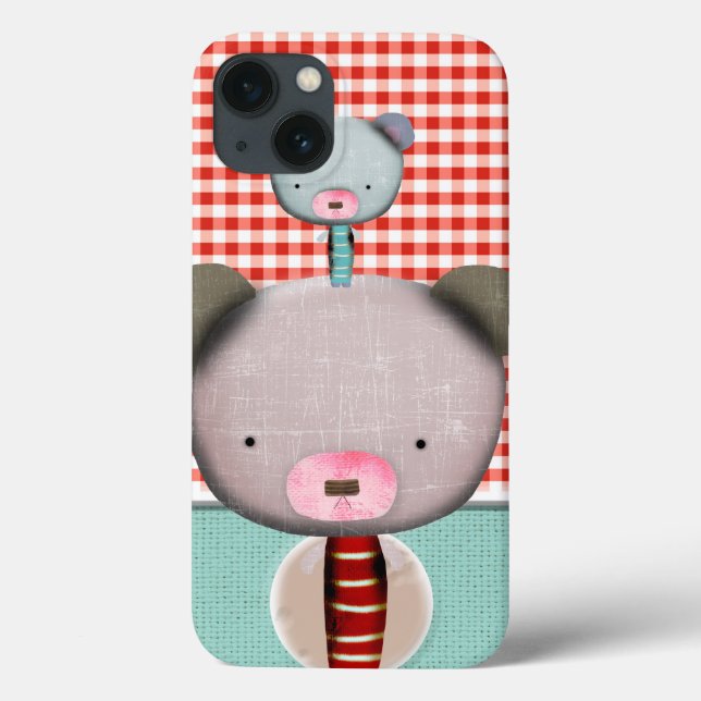 Family Bear Case-Mate iPhone Case (Back)