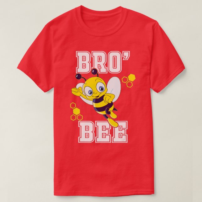 Family Bee Brother Bro Birthday First Bee Day Outf T-Shirt (Design Front)