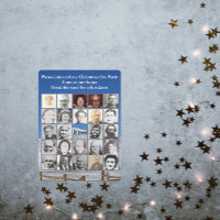 Family Bingo Card With Snow Covered Mountain Photo