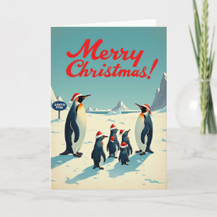 Family Birds Christmas Card