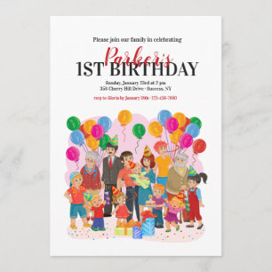 Family Birthday Party Invitation