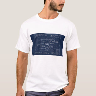 Family Blueprint Baby Announcement T-Shirt
