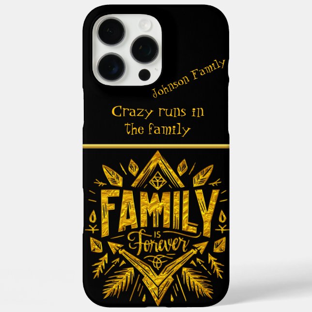 Family Bonds and Forever Love in Artistic Design Case-Mate iPhone Case (Back)