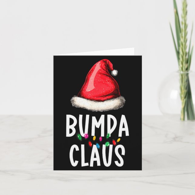 Family Bumpa Claus Christmas Santa's Pajama Matchi Card (Front)