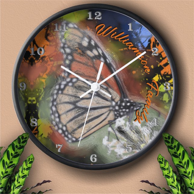 Family Butterfly Clock (Creator Uploaded)