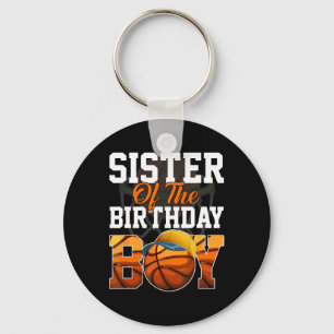 Family Byller B-day Party Sister Bysketbyll Birthd Key Ring