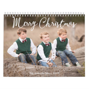 Family Calendar 2025 With Christmas Greetings