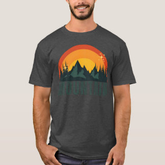 Family Camp s Mountain Sunset gift T-Shirt