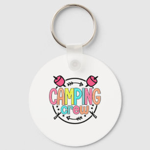 Family Camper Group Camping Crew Camping Matching Key Ring