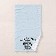 Family Camper hand towel