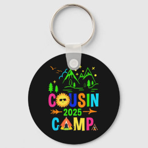 Family Camping Summer Vacation Crew Cousin Camp 20 Key Ring